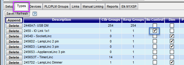 Device Status Control